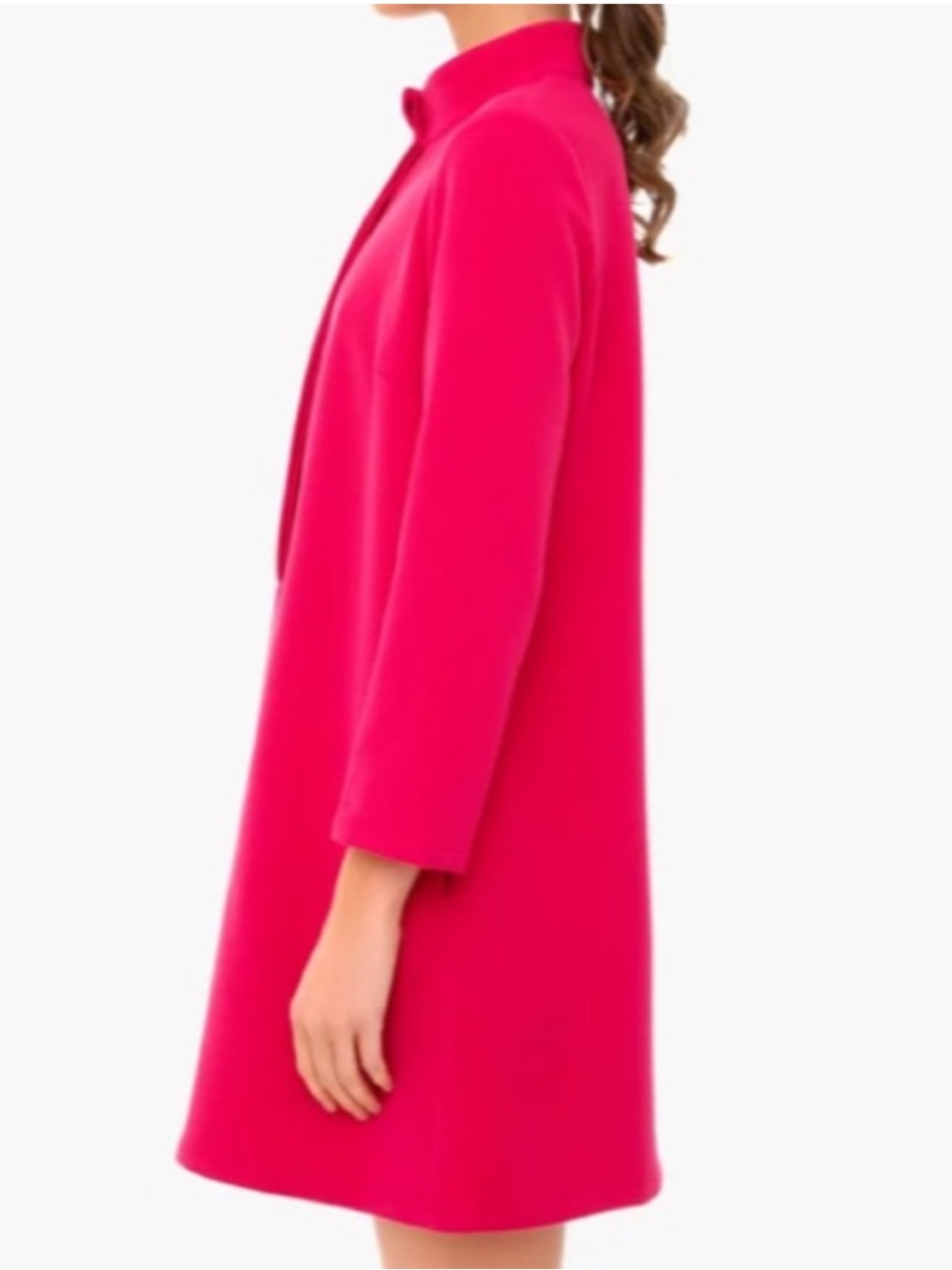 Tuckernuck Fuchsia Stretch Crepe Avery Shift Dress Size Large - Picture 8 of 14